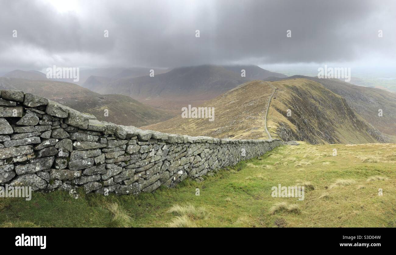 Mourne Wall Foto Stock