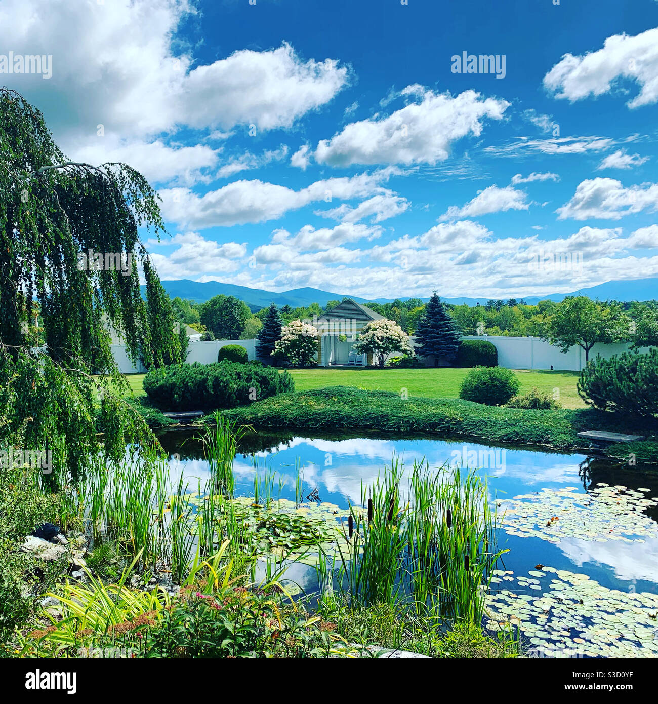 Grounds, Mountain View Grand Resort, Whitefield, New Hampshire, Stati Uniti Foto Stock