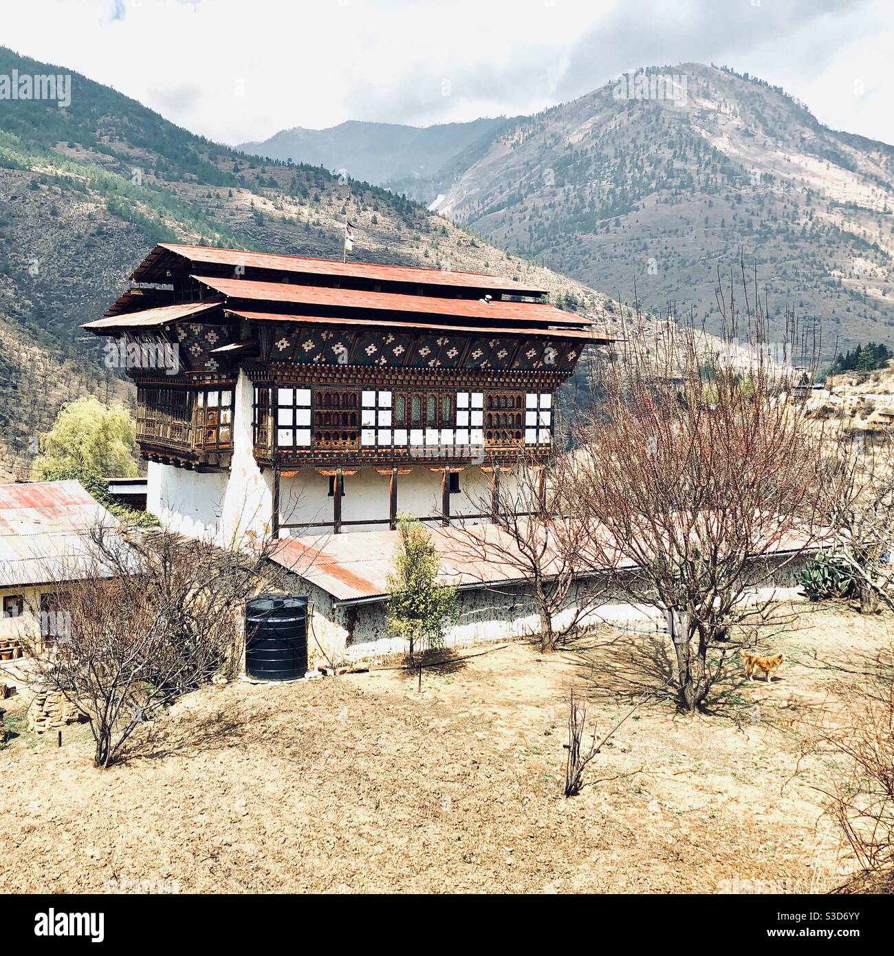 Bhutanese architecture immagini e fotografie stock ad alta risoluzione