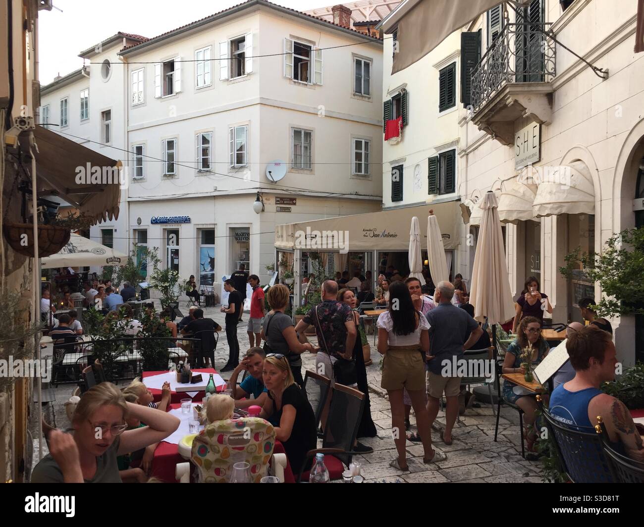 Città vecchia di Šibenik - Immagine stock catturata con smartphone