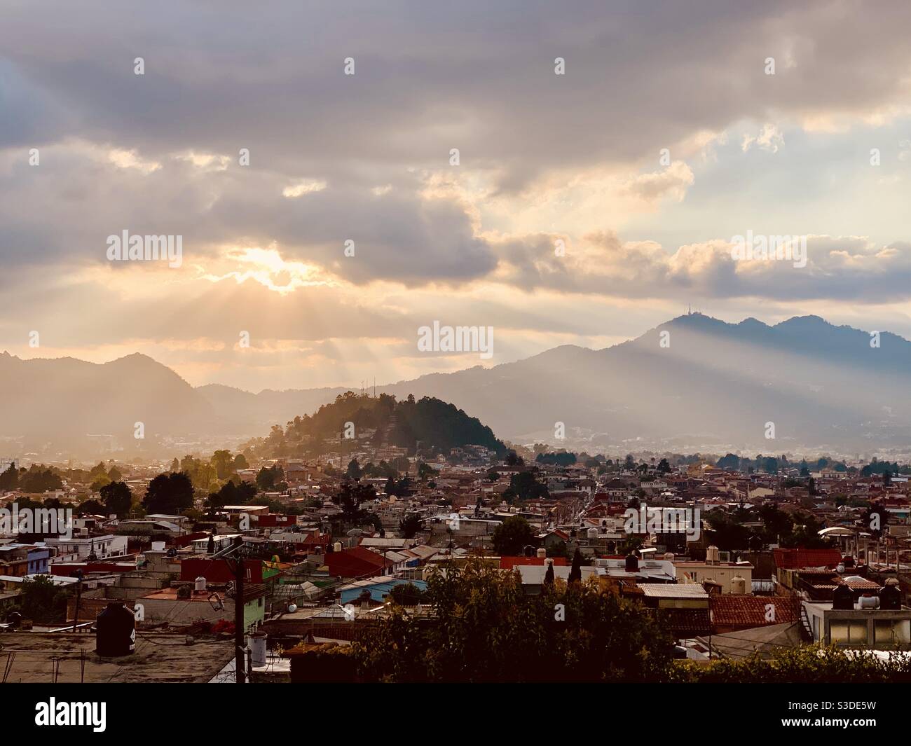 San Cristobal , Chiapas - Immagine stock catturata con smartphone