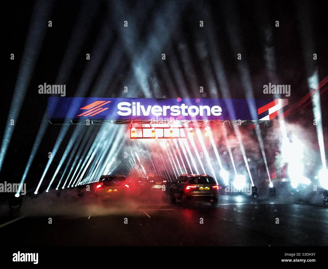 Lapponia sul circuito del Gran Premio di Silverstone, Natale 2020 Foto Stock