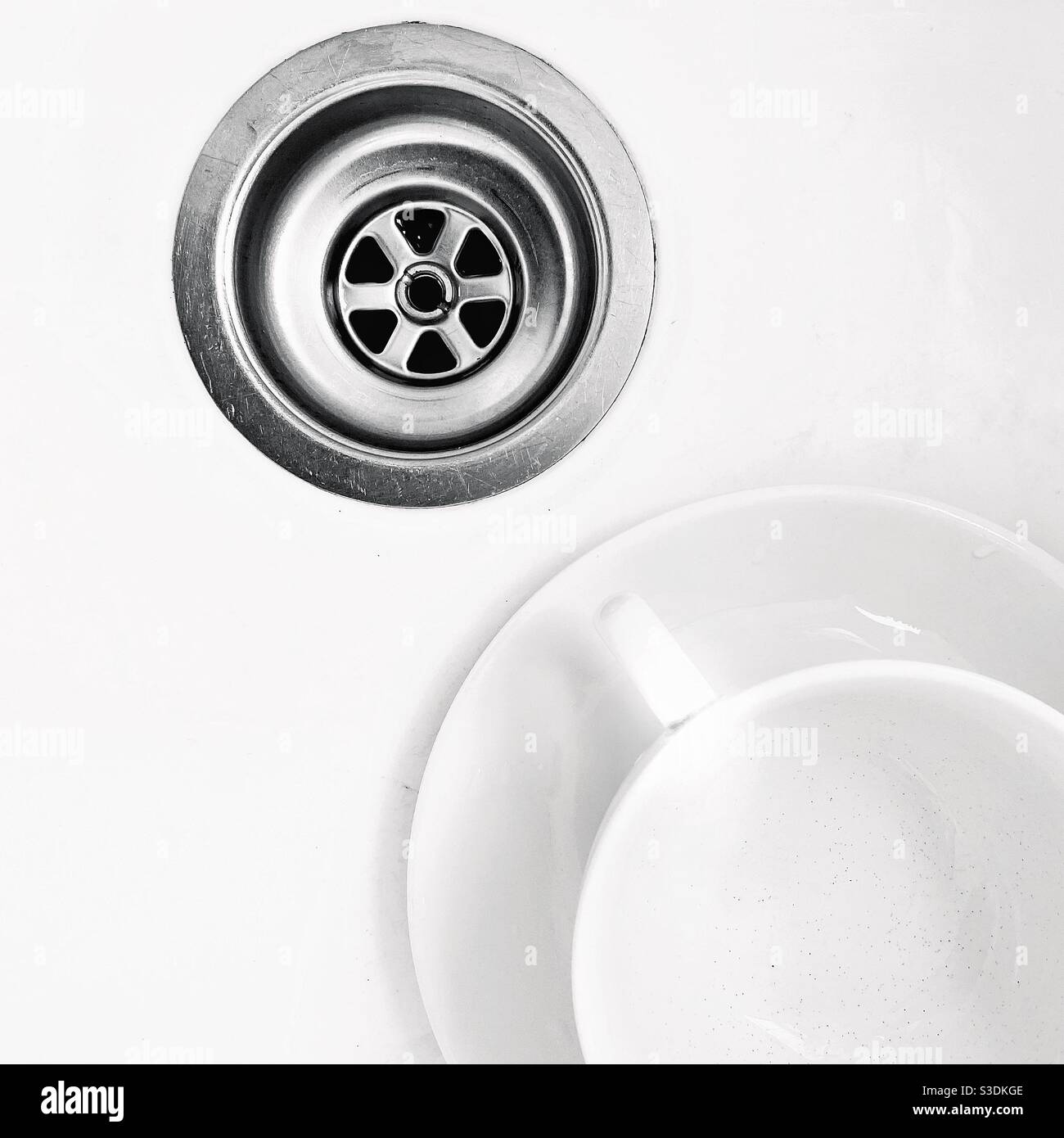 Lavello della cucina - Immagine stock catturata con smartphone