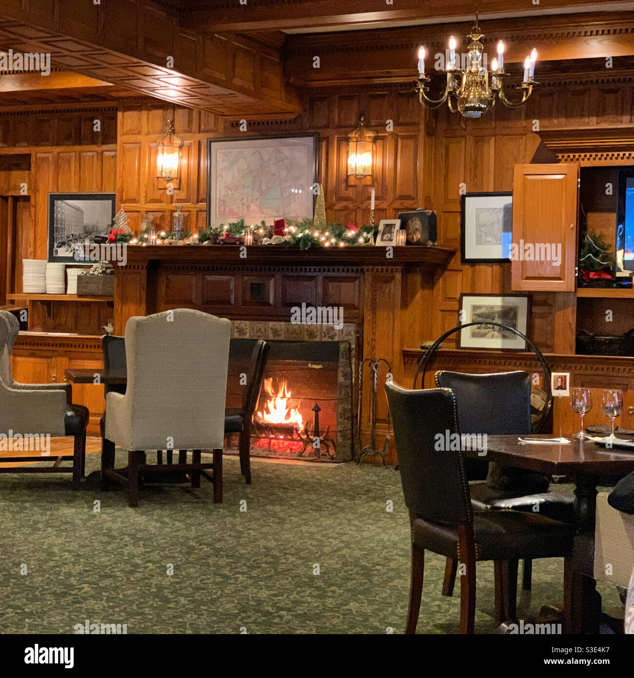 The Tavern on the Green, Hawthorne Hotel, Salem, Massachusetts, Stati Uniti Foto Stock