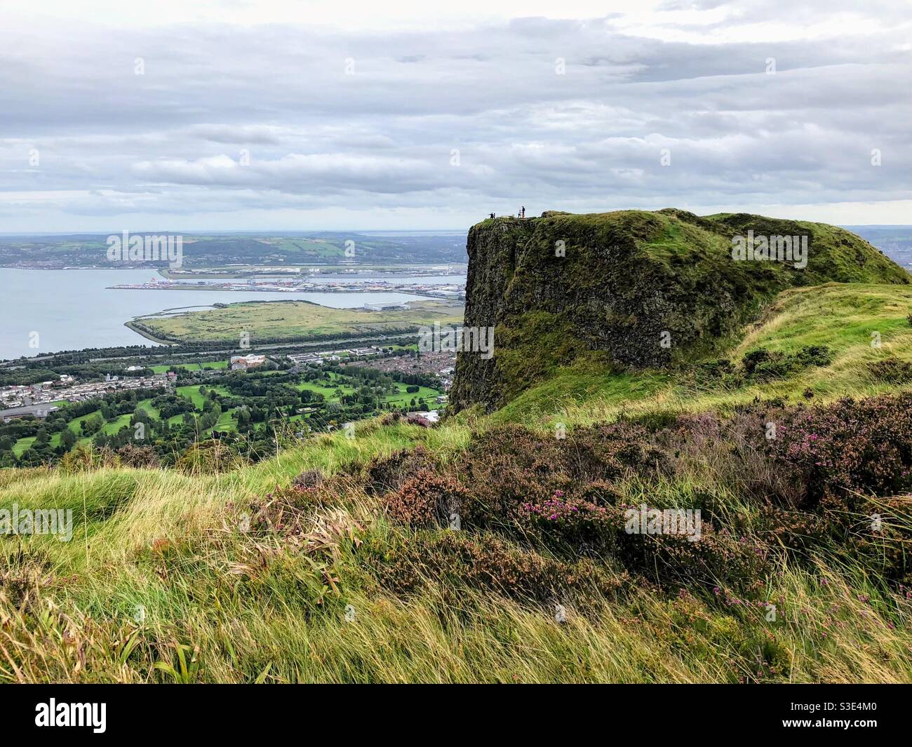 Grotta Hill, Belfast, Irlanda del Nord - Immagine stock catturata con smartphone