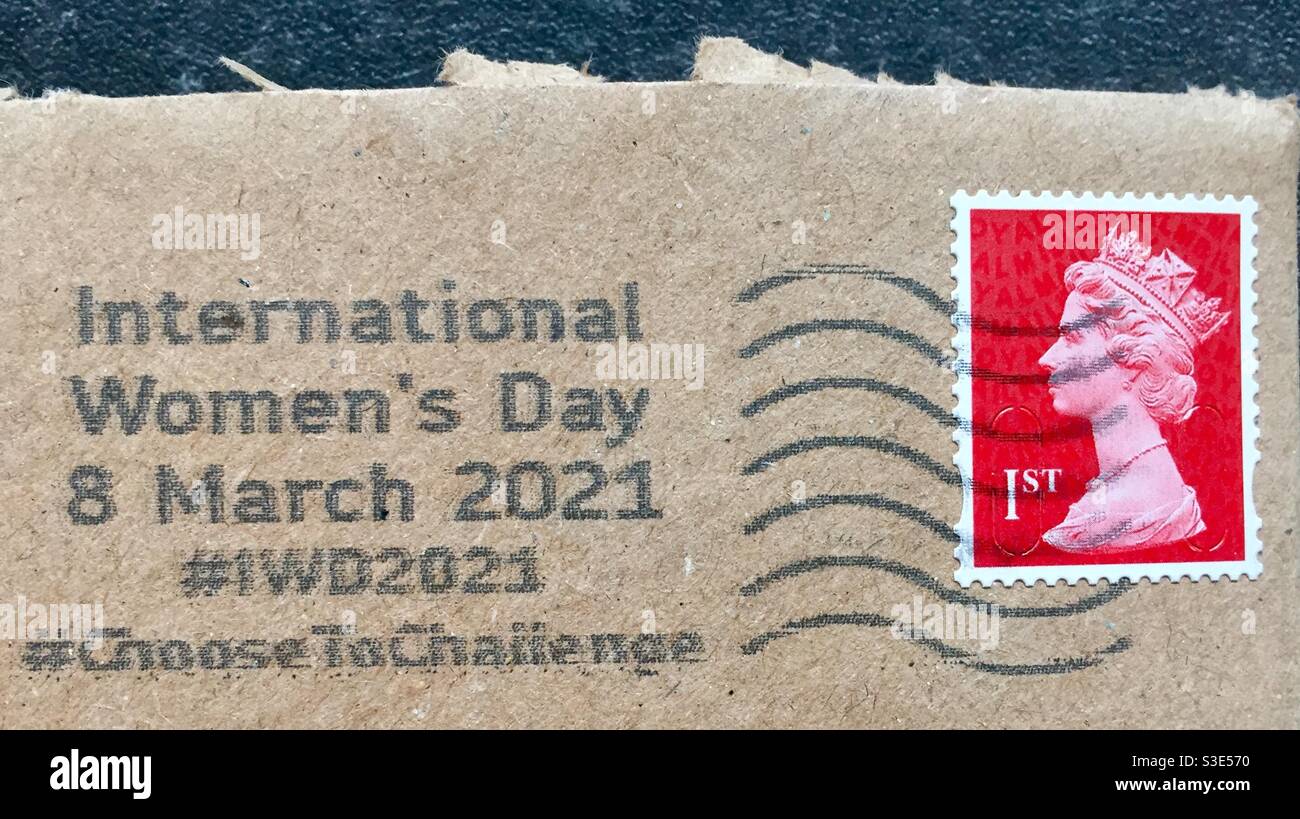 Giornata internazionale della donna 2021 - Immagine stock catturata con smartphone