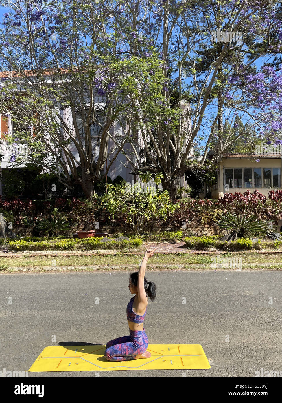 Yoga Foto Stock