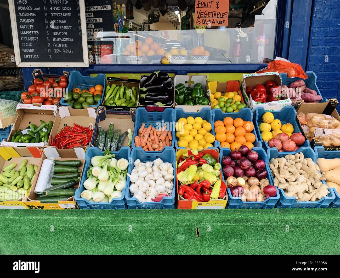 Green Grocers, Oxford Foto Stock