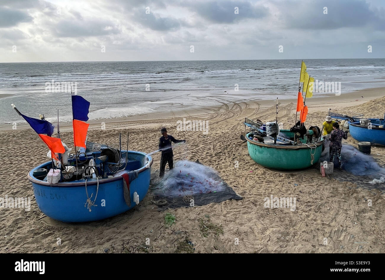 Long Hai villaggio di pescatori Foto Stock