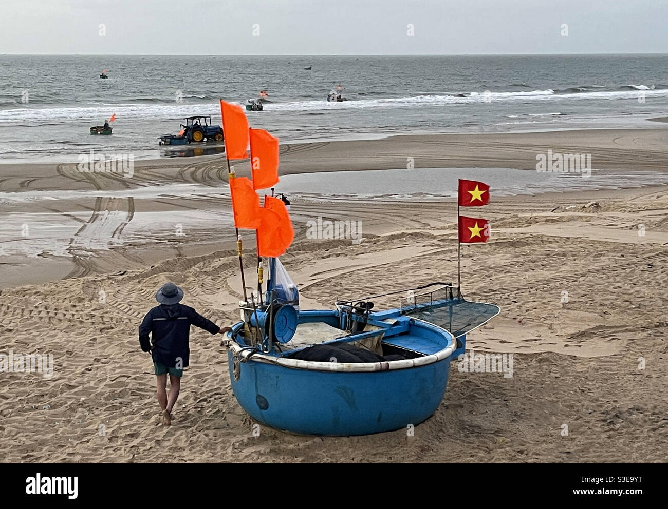 Long Hai villaggio di pescatori Foto Stock