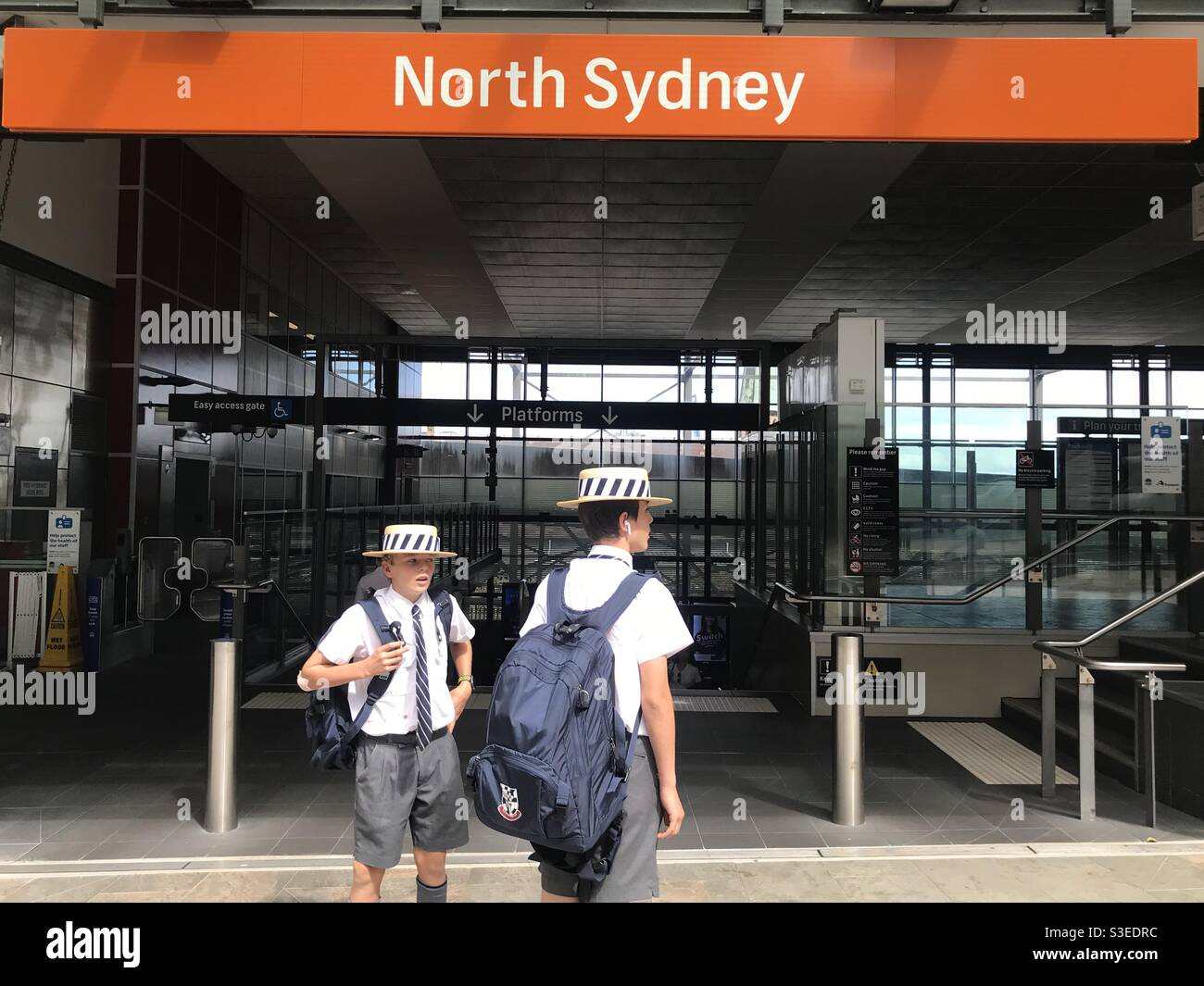 Stazione di Sydney nord Foto Stock