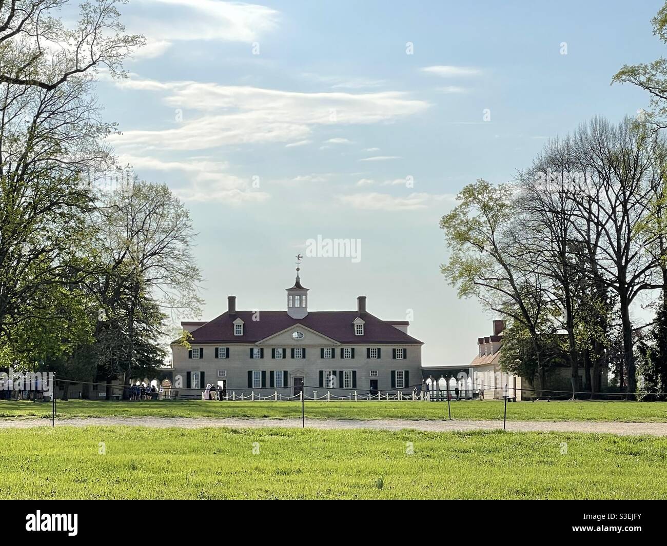 La casa di George Washington a Mount Vernon, Virginia Foto Stock