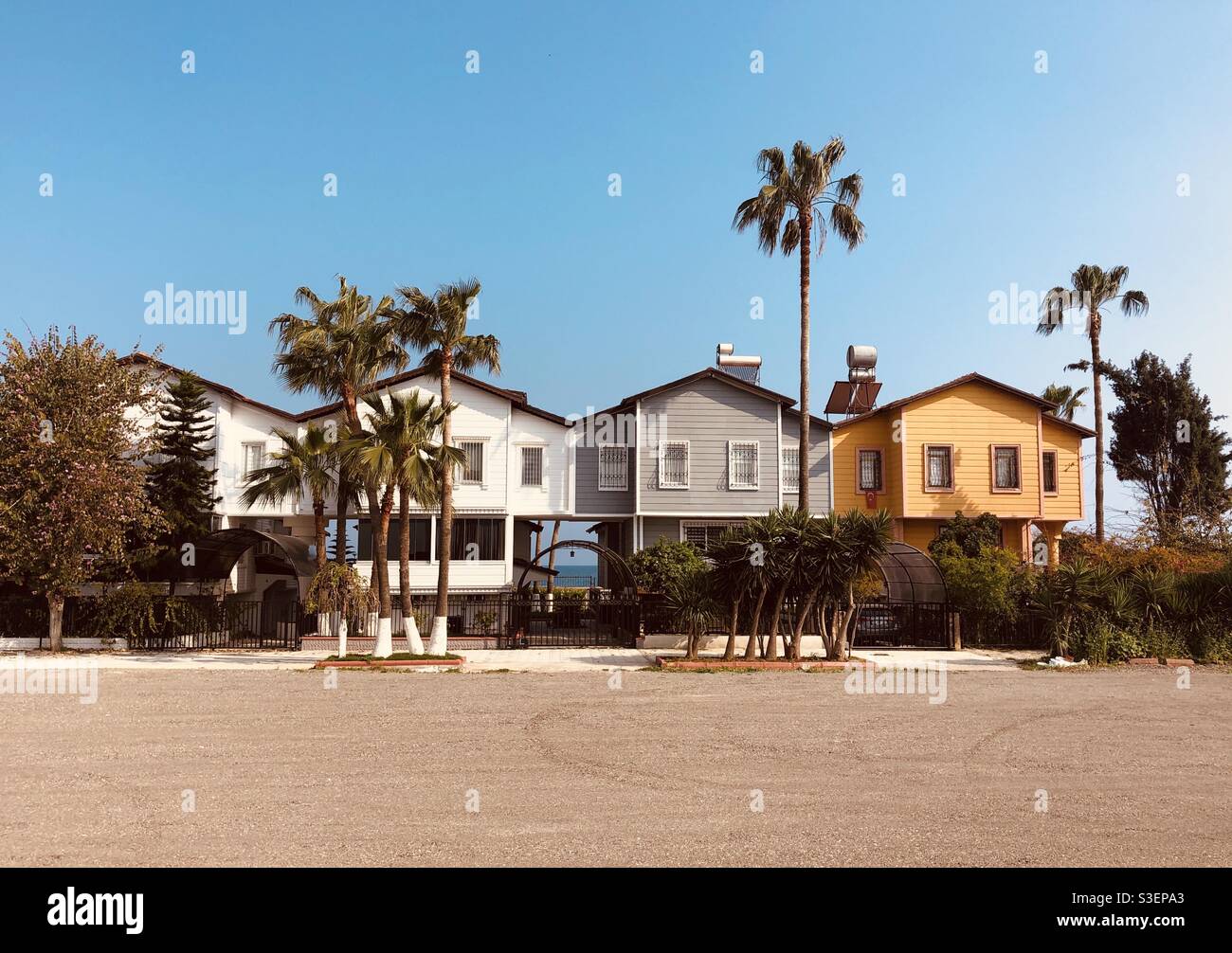 Ville sul mare nel sud della Turchia Foto Stock