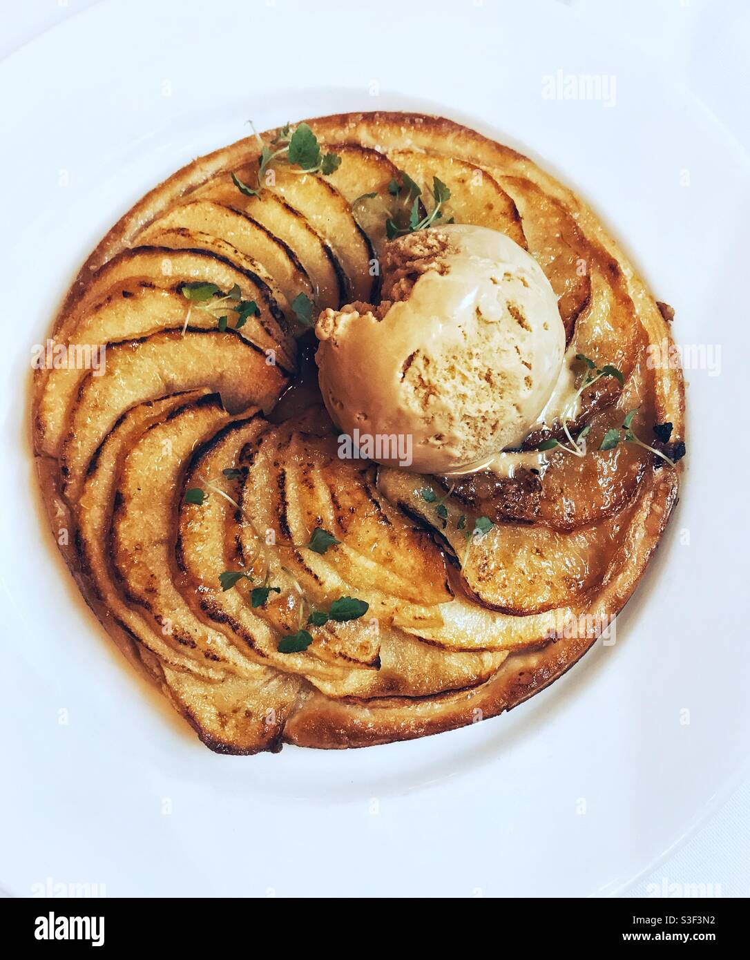 Galette di Apple Foto Stock