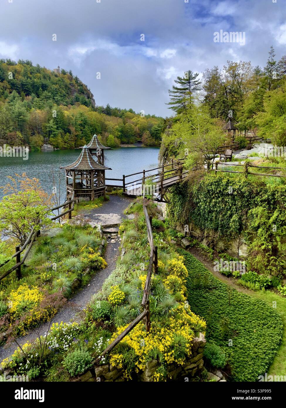 Mohonk Mountain House a New York. Foto Stock