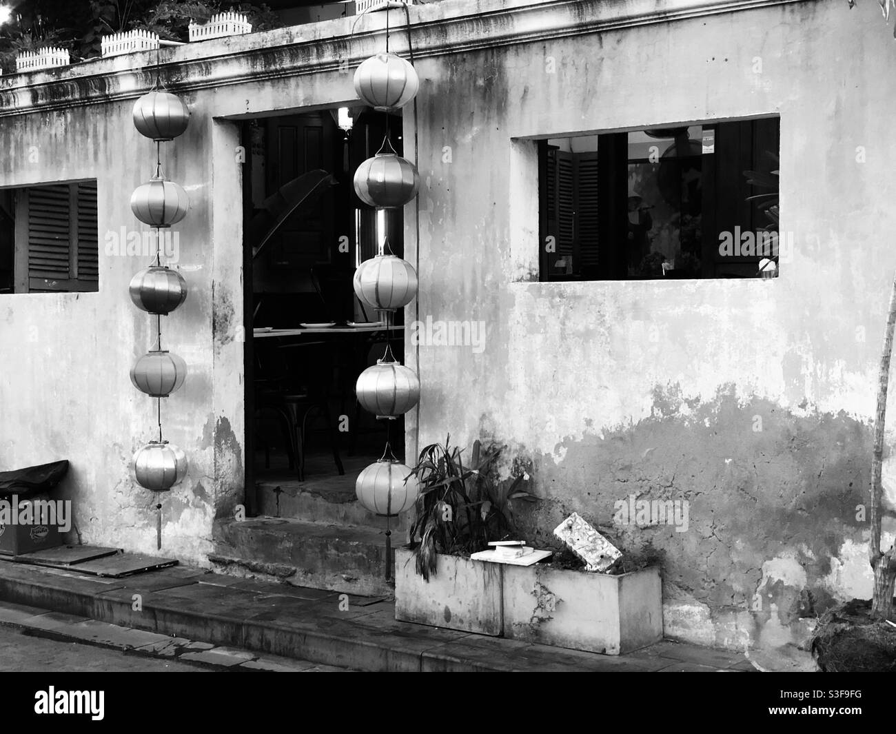 Antica casa cinese a Hoi An, Vietnam Foto Stock