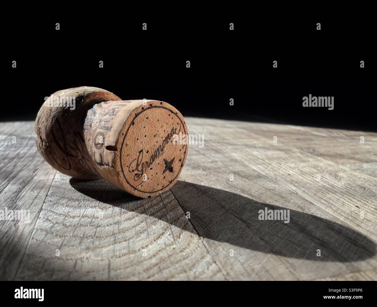 Sughero spagnolo di vino frizzante, Catalogna, Spagna. Foto Stock