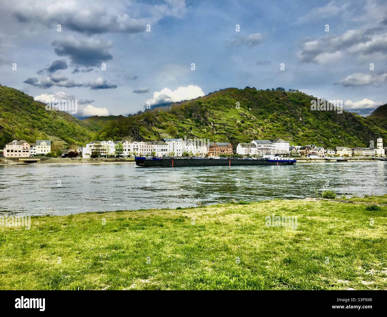 St. Goar sul fiume Rhein Foto Stock