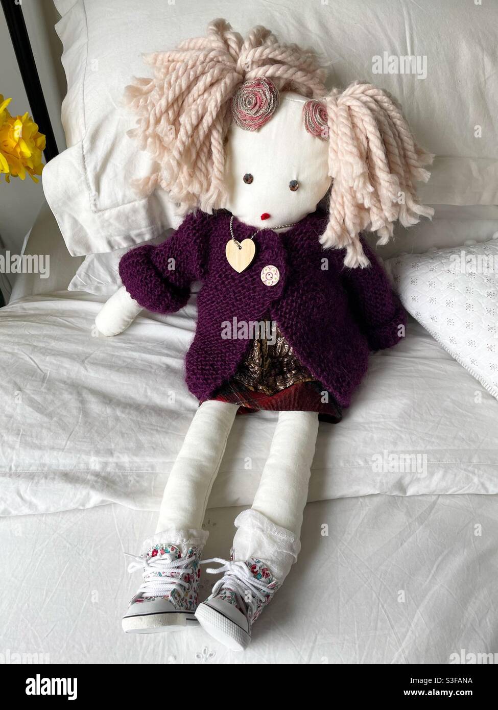 Una bambola con straccio ben lavorata Foto Stock