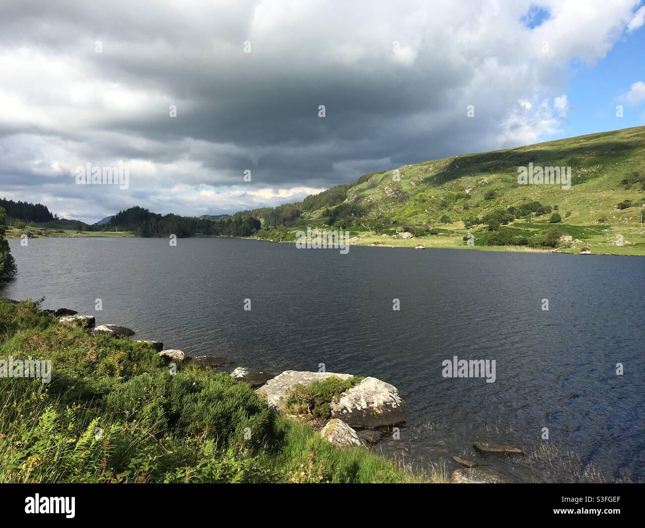 Vista panoramica in Irlanda Foto Stock