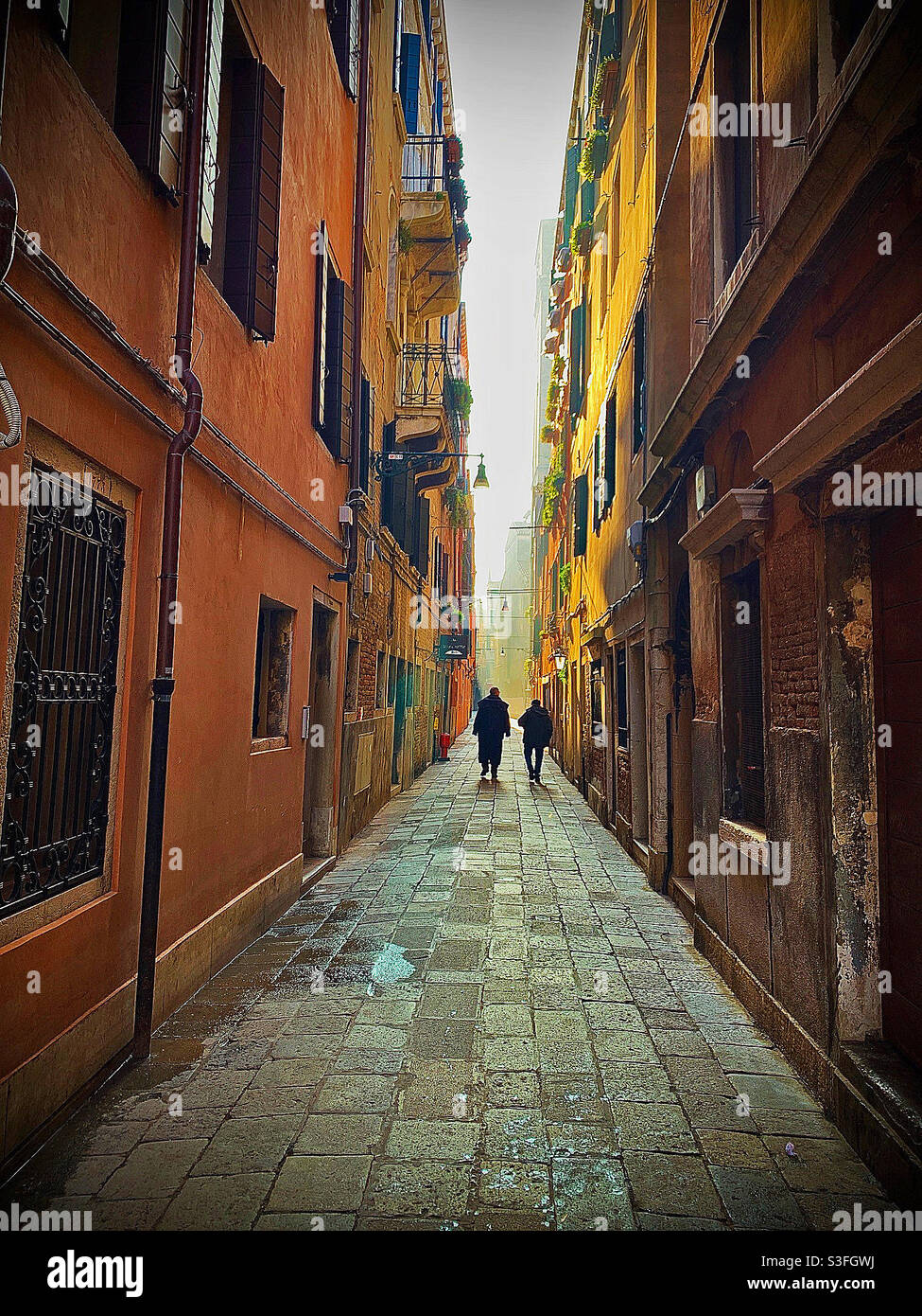 Via Venezia Foto Stock