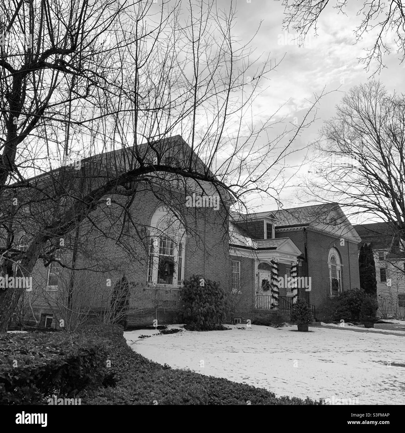 Gennaio 2021, Stockbridge Library Museum and Archives, Stockbridge, Berkshire County, Massachusetts, Stati Uniti Foto Stock