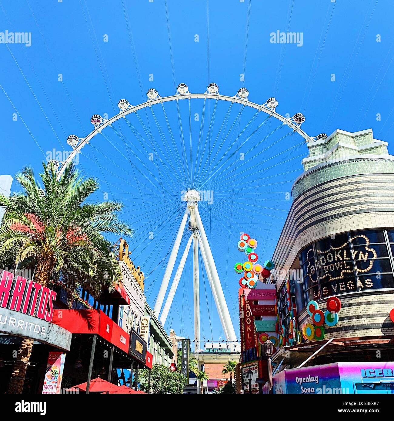 High Roller Farris Wheel, Las Vegas Foto Stock