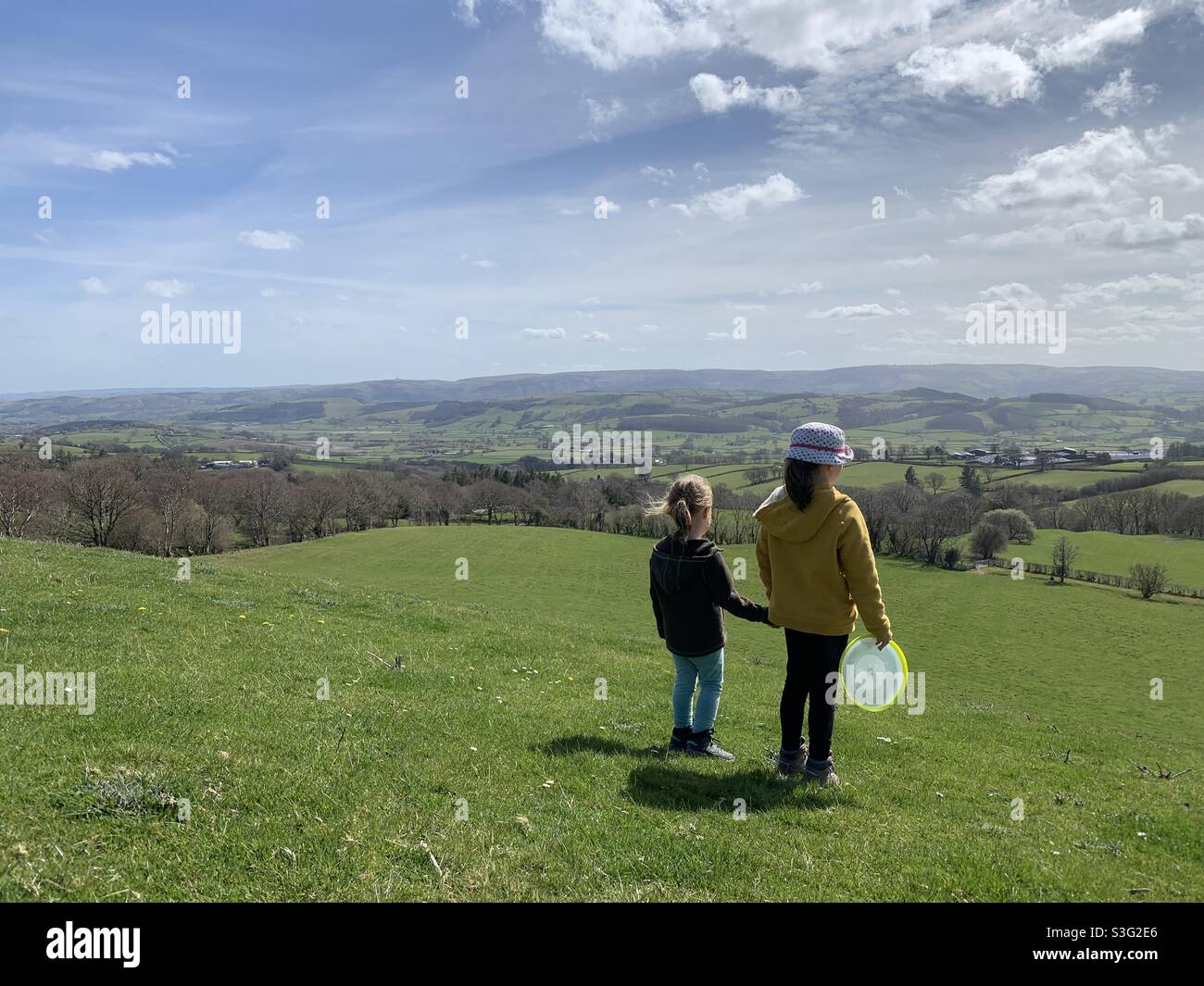 Paesaggio del Mid Wales Foto Stock