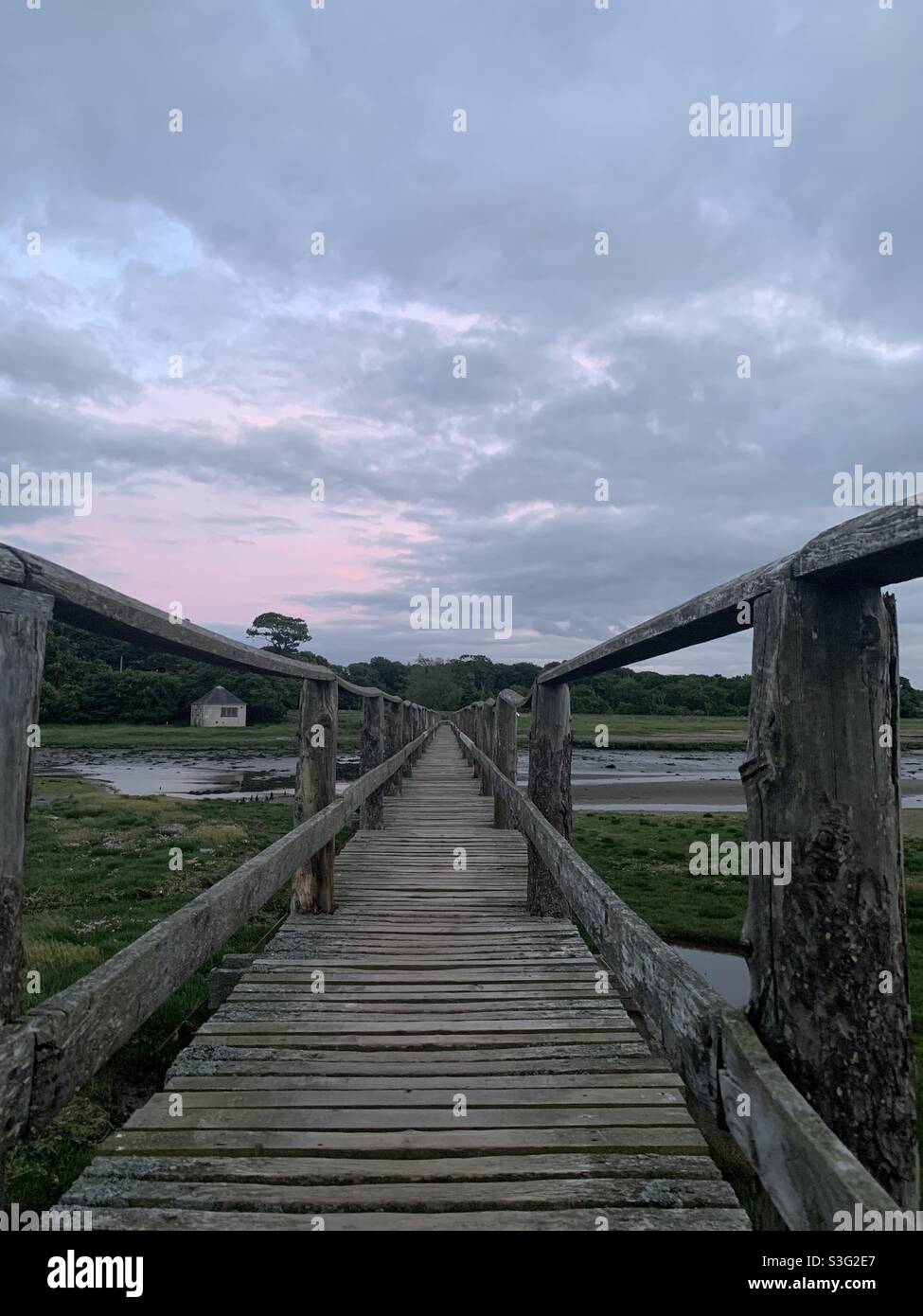 Ponte di rickety, Scozia Foto Stock