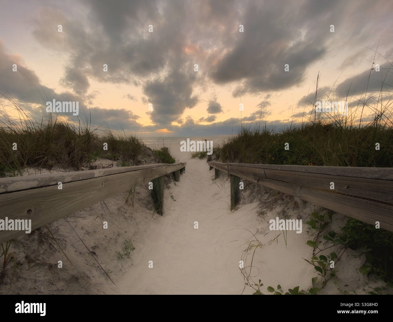 Percorso per St. Pete Beach, Florida Foto Stock