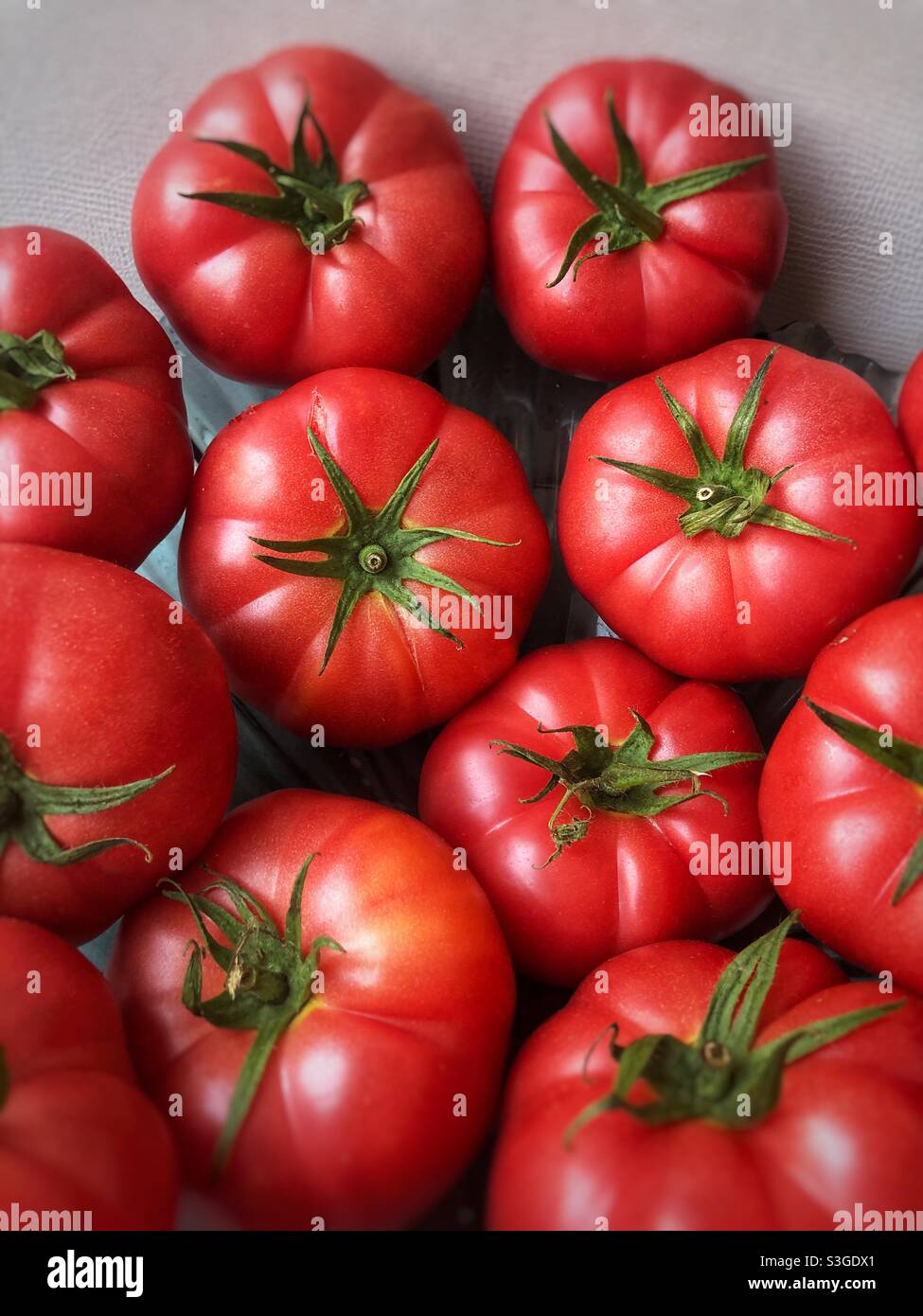 Pomodori freschi - Immagine stock catturata con smartphone