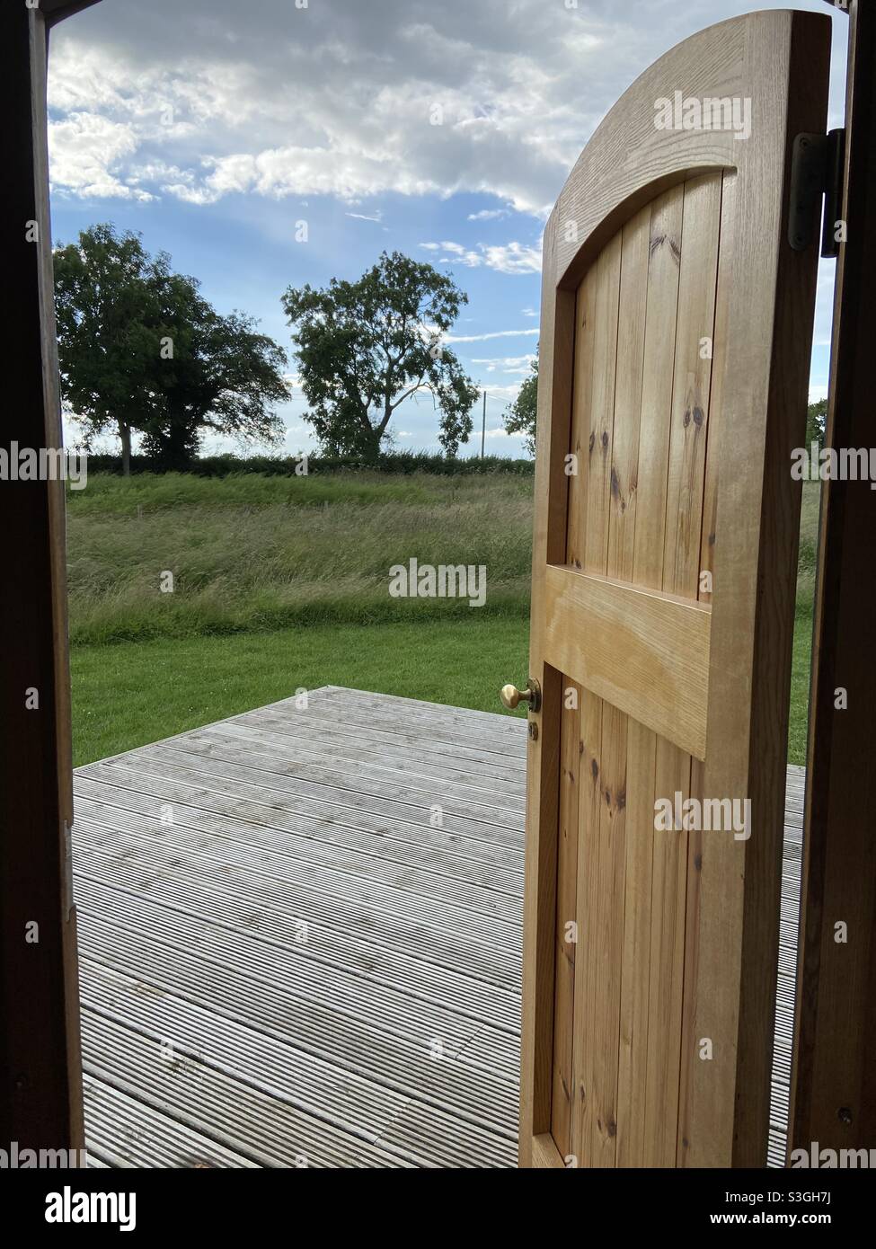 Porta alla campagna Foto Stock