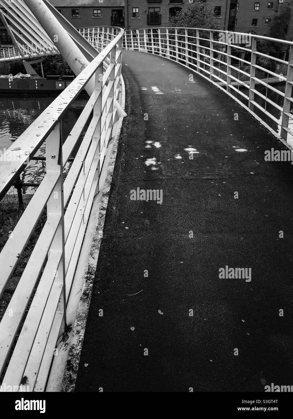 Castlefield Bridge, Manchester - Immagine stock catturata con smartphone