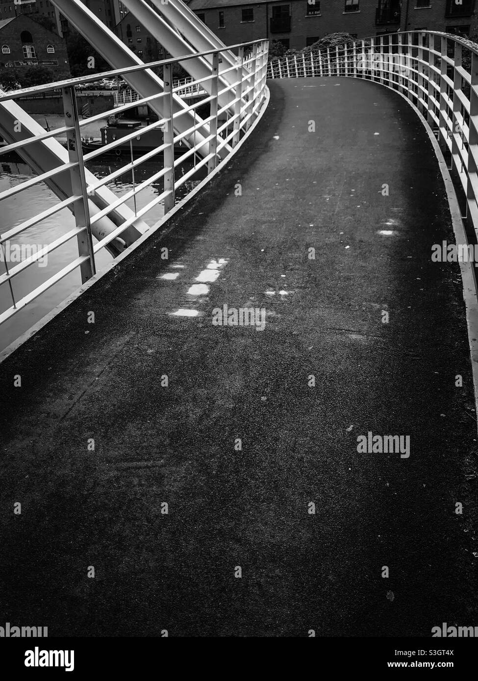 Castlefield Bridge, Manchester - Immagine stock catturata con smartphone