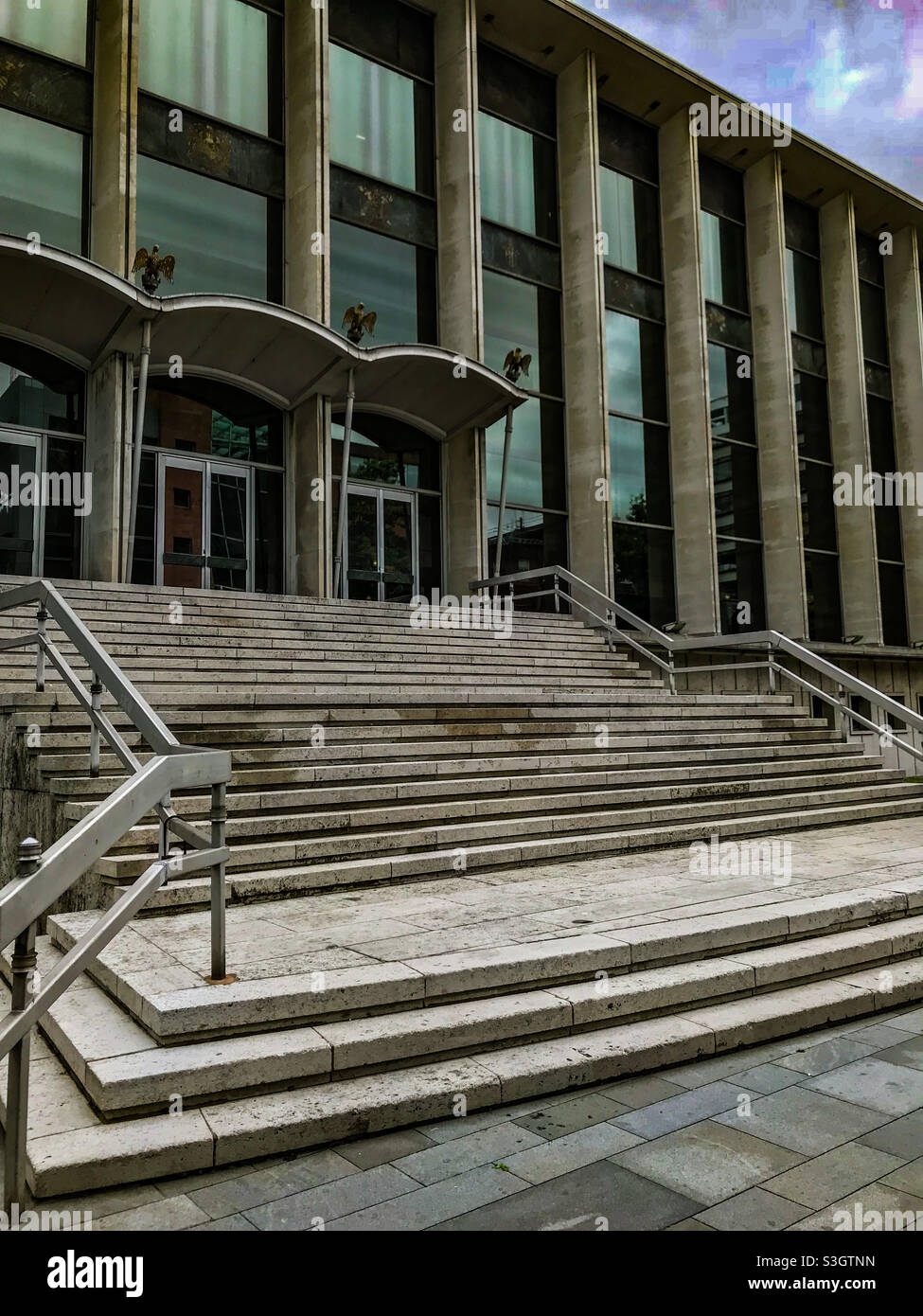 Manchester magistrates Court - Immagine stock catturata con smartphone