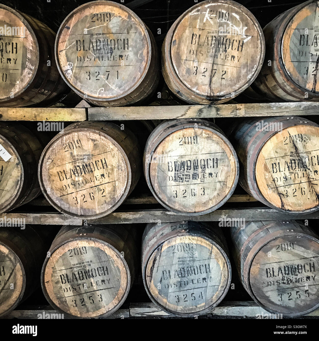 Bladnoch Whisky Distillery a Dumfries e Galloway in Scozia Foto Stock