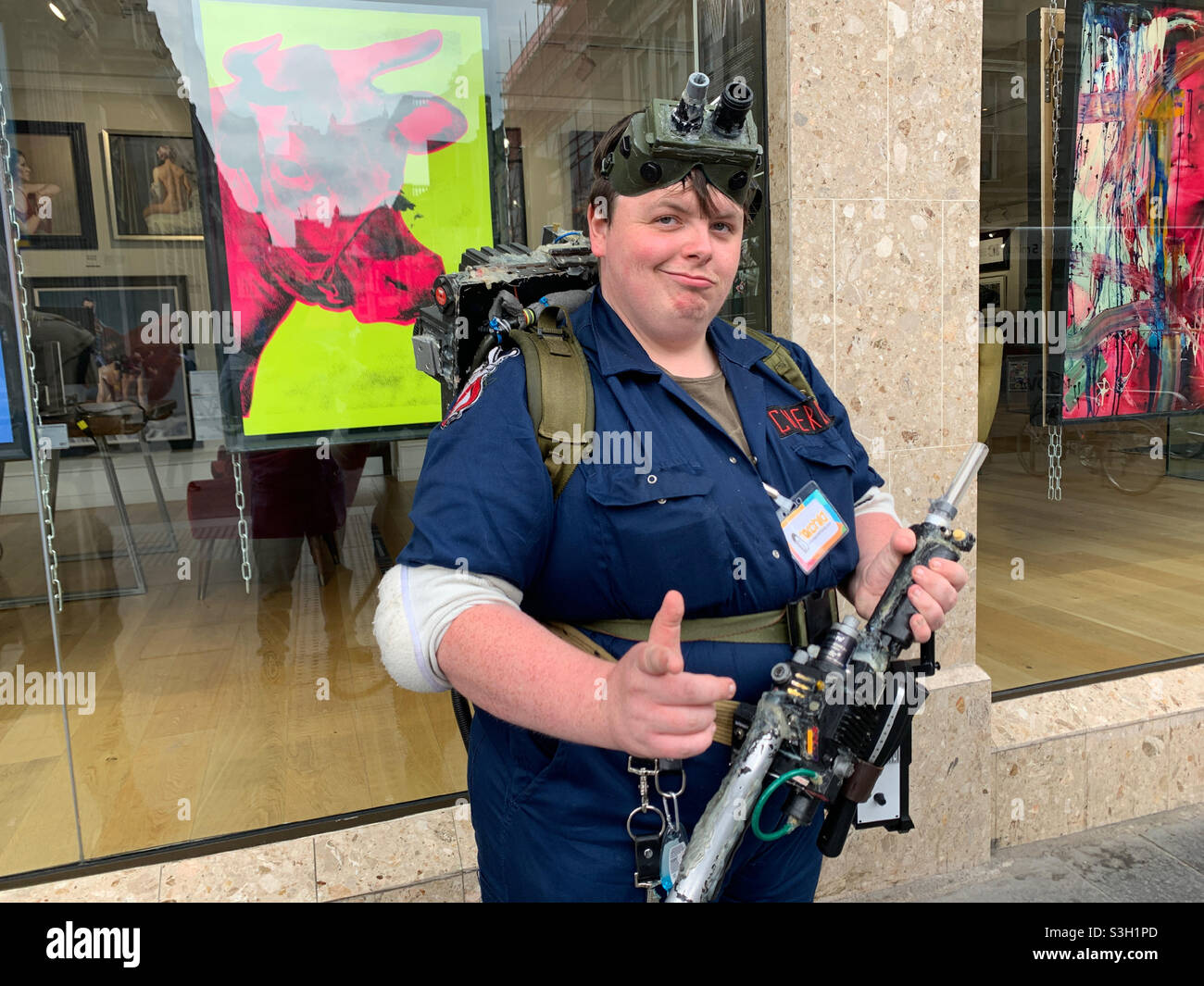 Ghostbusters arriva a Glasgow Foto Stock