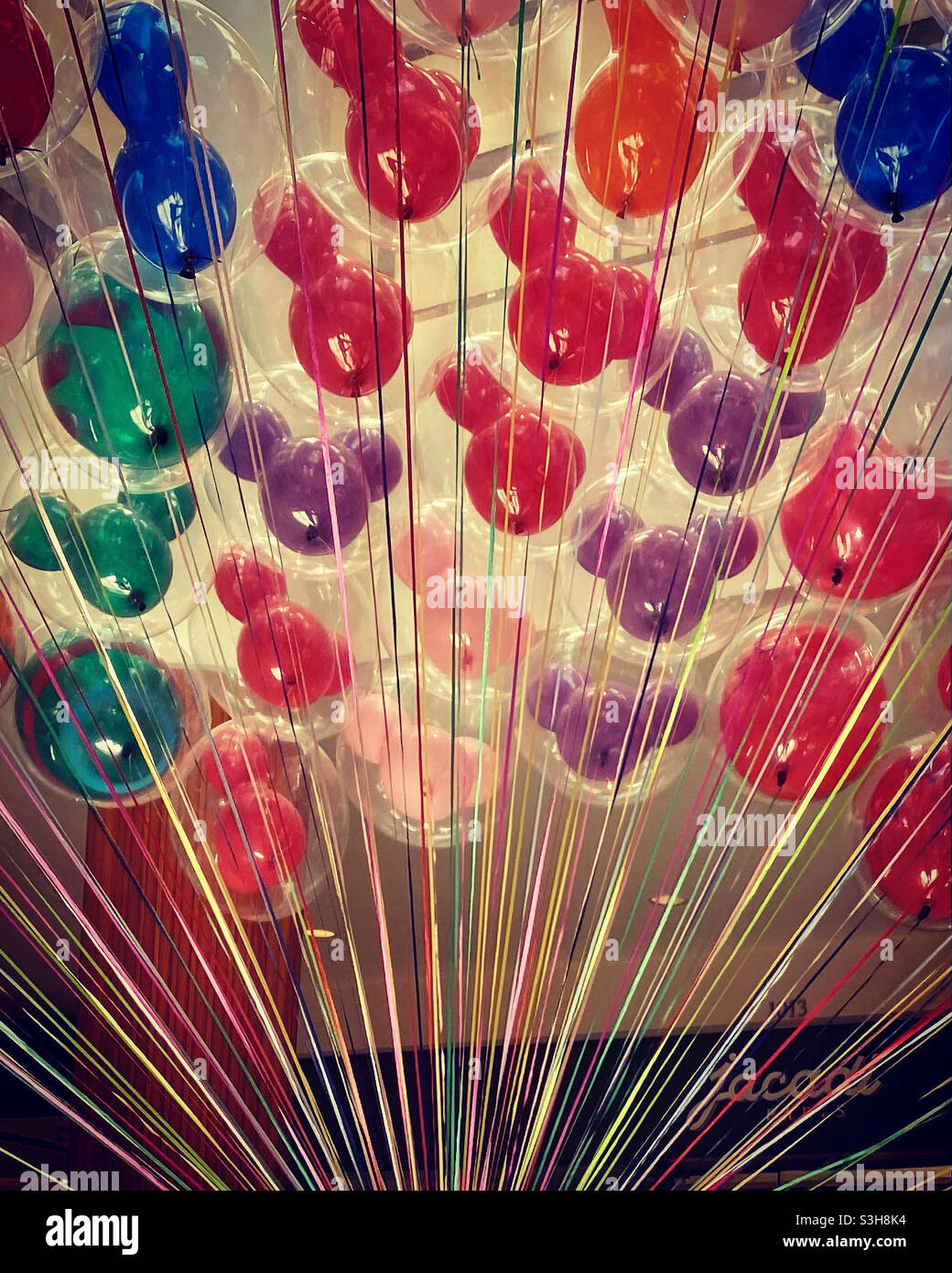 Palloncini Topolino - Immagine stock catturata con smartphone