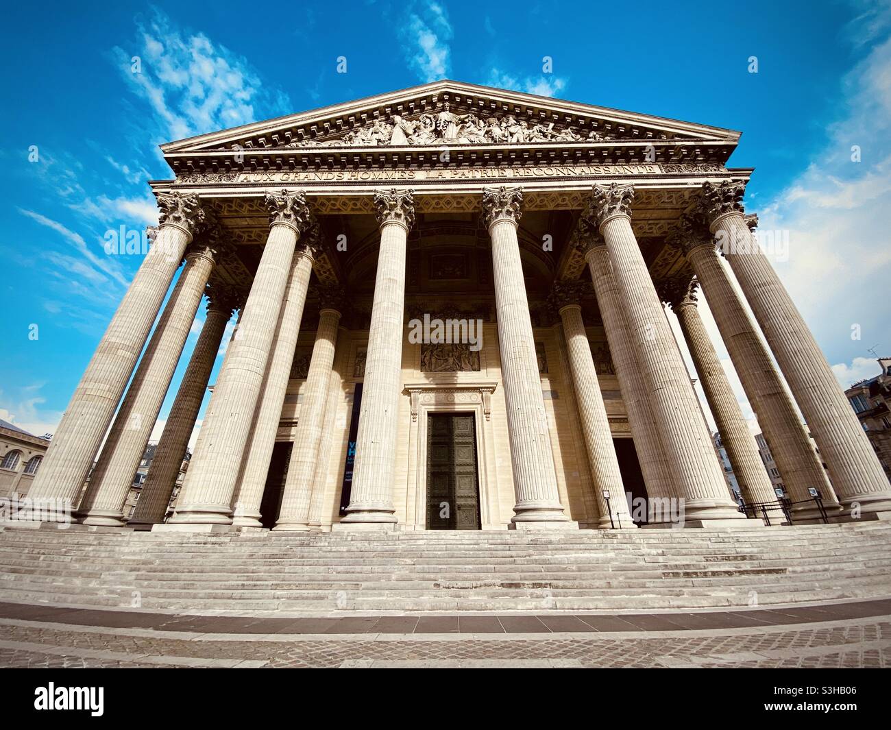 Edificio del Pantheon a Parigi, Francia, costruito 1758-1790. Foto Stock