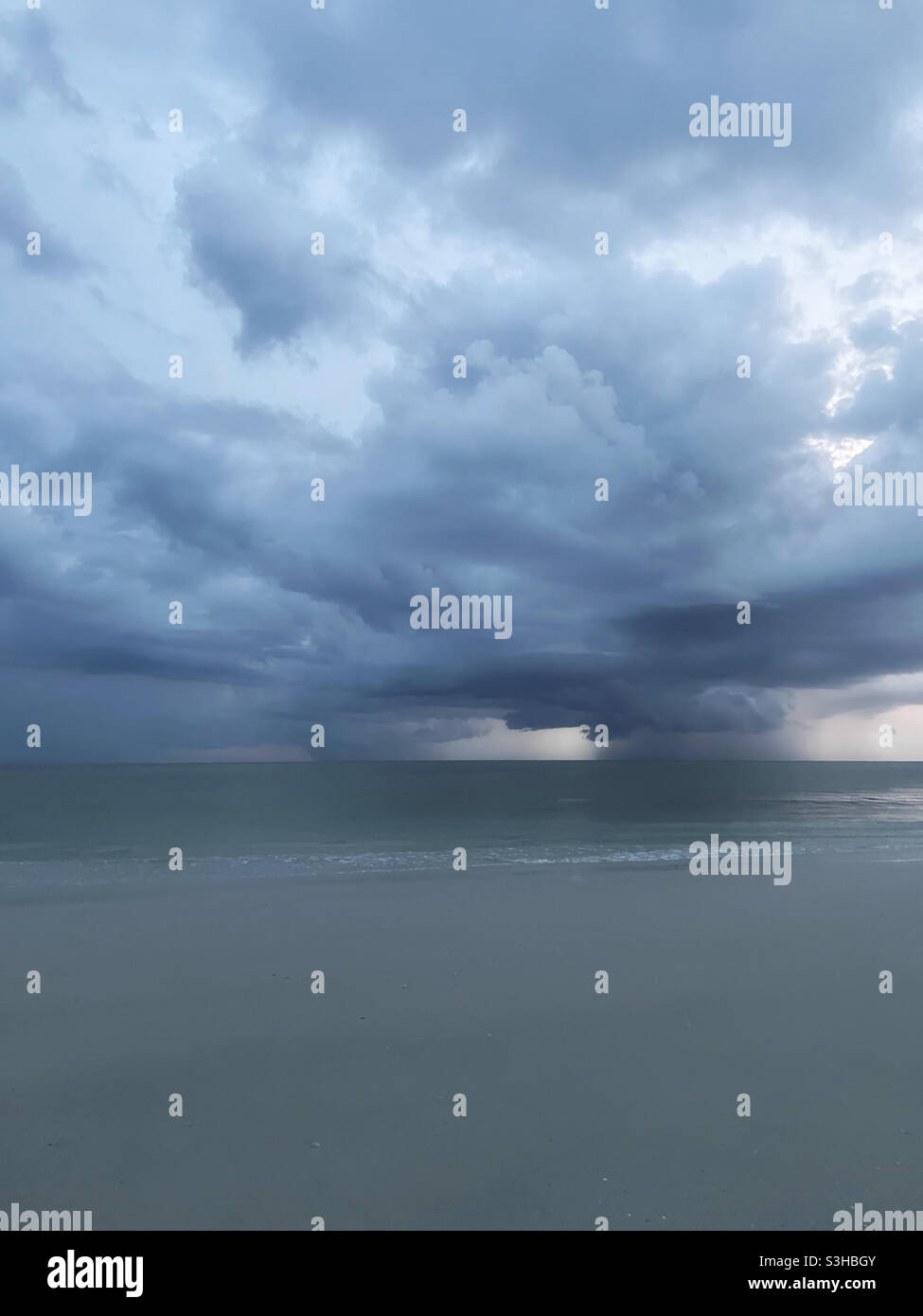 Tempesta nuvole sul Golfo del Messico Foto Stock