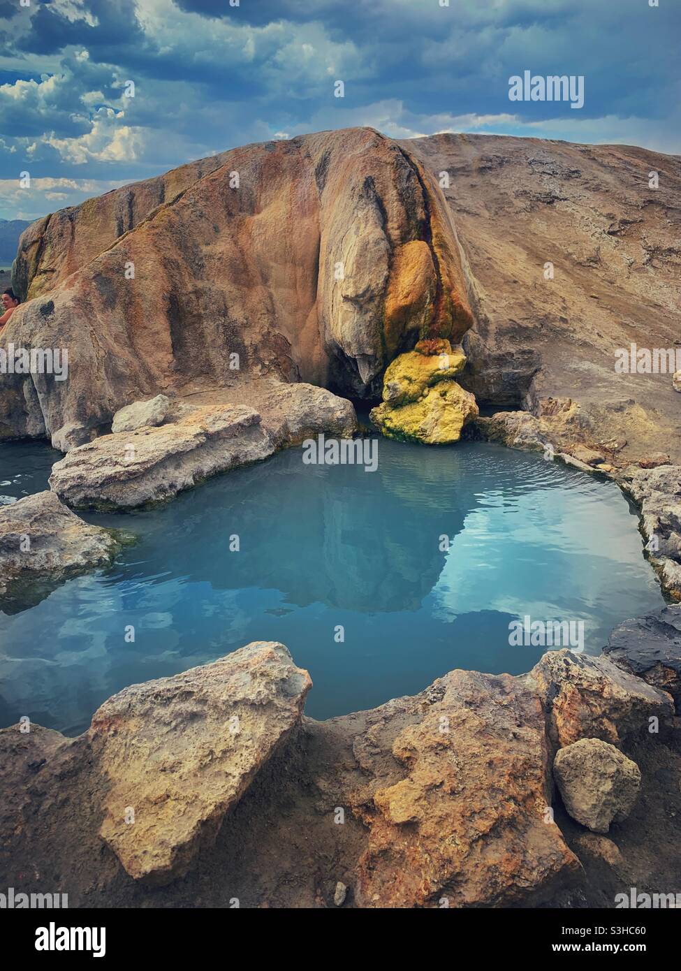 Sorgenti termali naturali Foto Stock