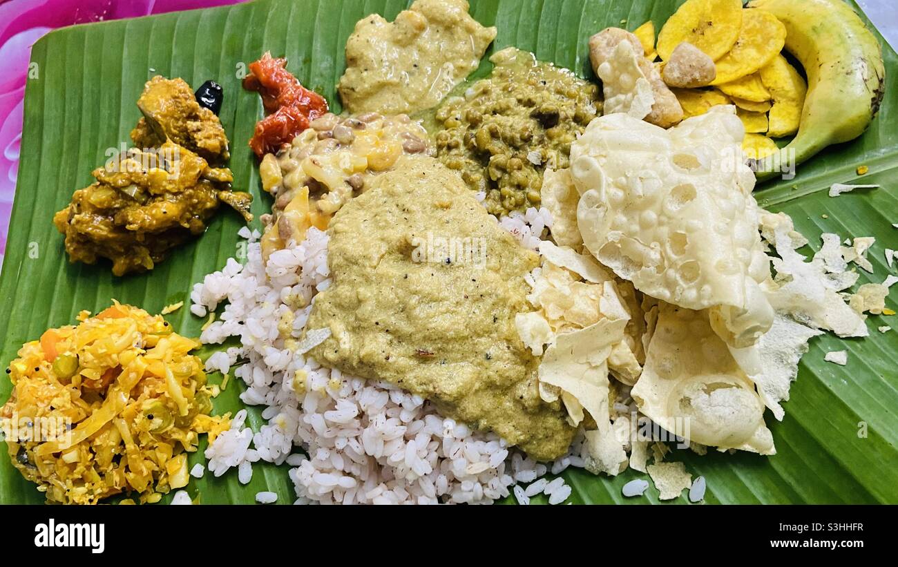 Kerala Harvest Festival-Happy Onam! Foto Stock