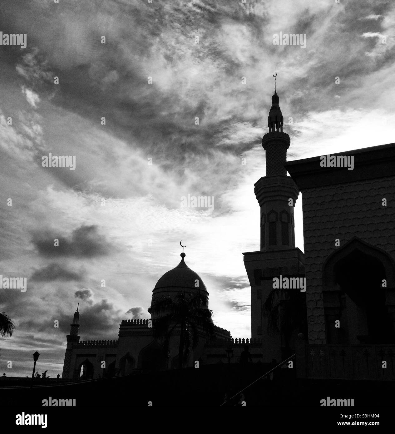 Moschea del Sultano Haji Hassanal Bolkiah o Grande Moschea di Cotabato Foto Stock