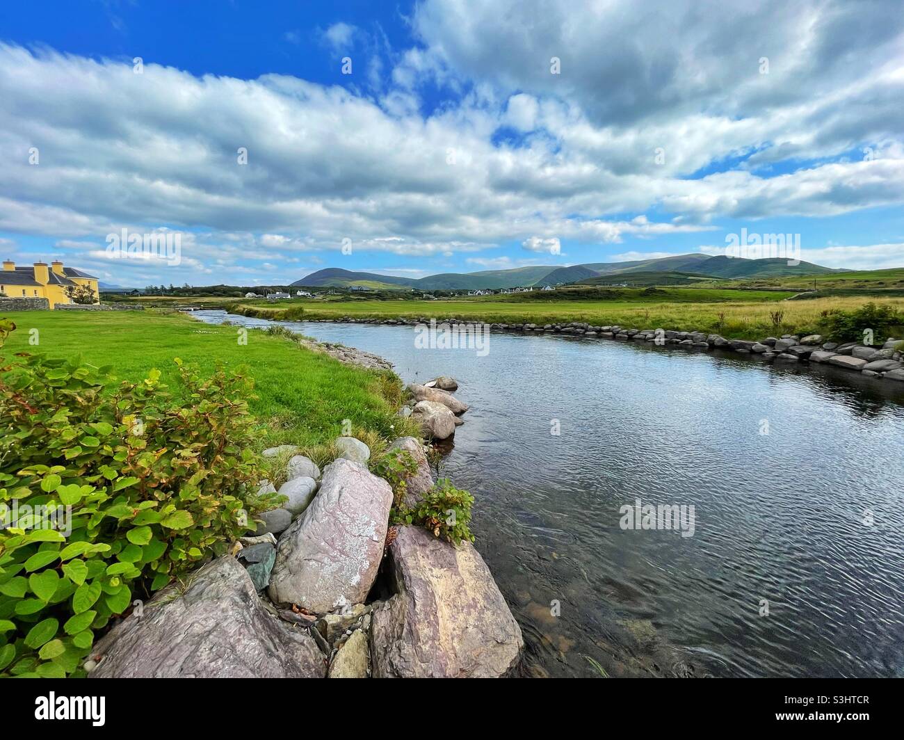 The Butler Pool, di Waterville House, Lough Currane, Waterville, County Kerry, Irlanda, agosto. Foto Stock