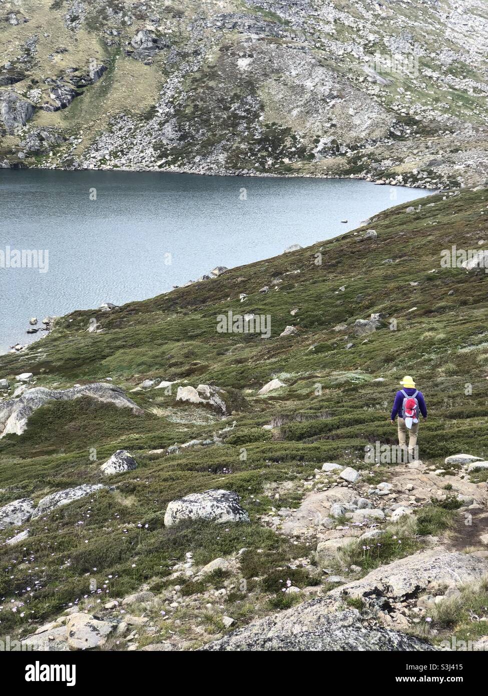 Blue Lake, Mt Kosciusko Australia Foto Stock