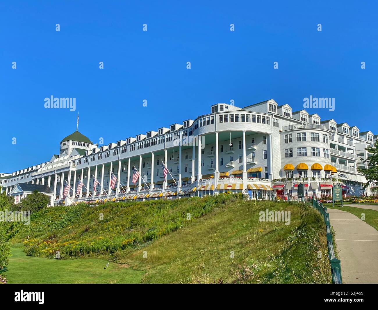 Grand Hotel sull'isola di Mackinac Foto Stock