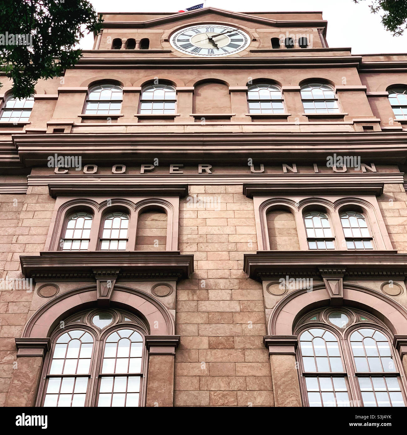 Agosto 2021, Foundation Building, Cooper Union for the Advancement of Science and Art, East Village, Manhattan, New York, New York, Stati Uniti Foto Stock