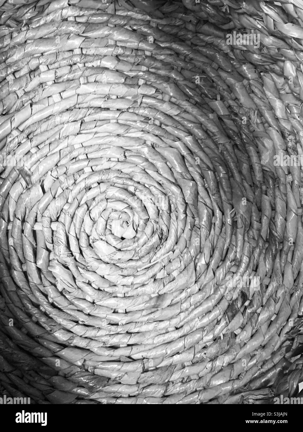 Modello di vortice con vista dall'alto del cestello Foto Stock