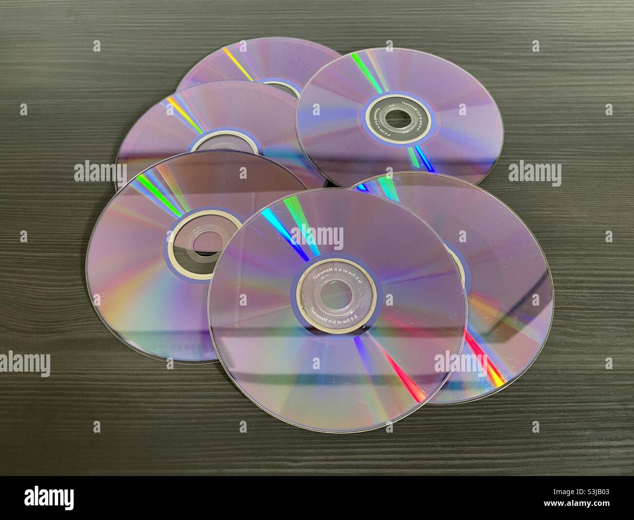 Compact Disc e CD-rom Foto Stock