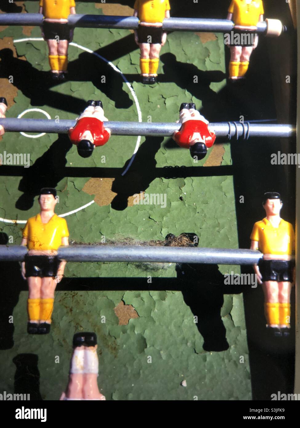 Tavolo da gioco Vintage Football Soccer in pub inglese Foto Stock
